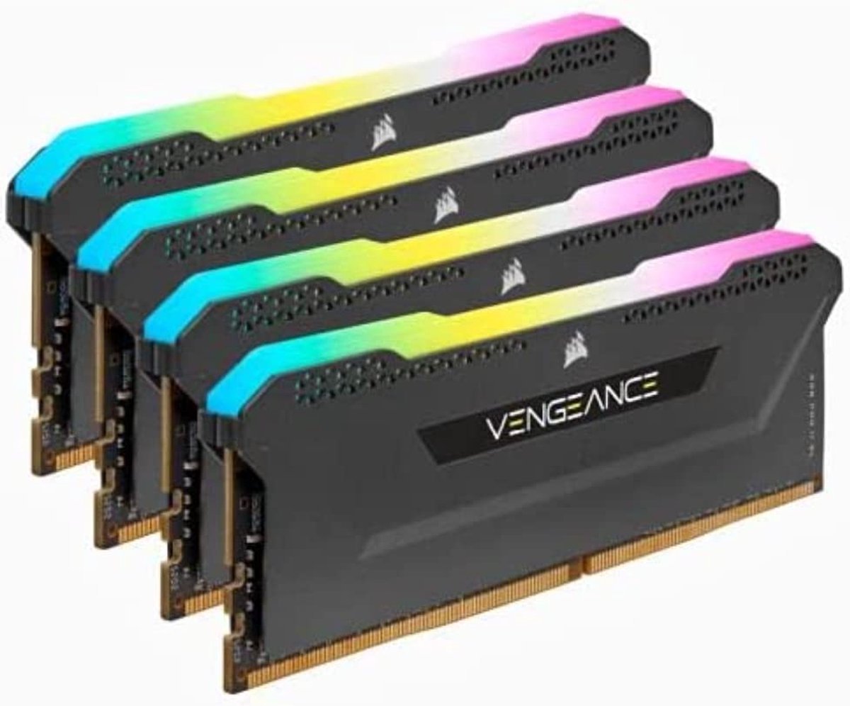 Corsair Corsair Vengeance Rgb Pro Sl - Ram-Geheugenn - 64 Gb - 4 X 16 Gb - Ddr4 - 3200Mhz - Cl16
