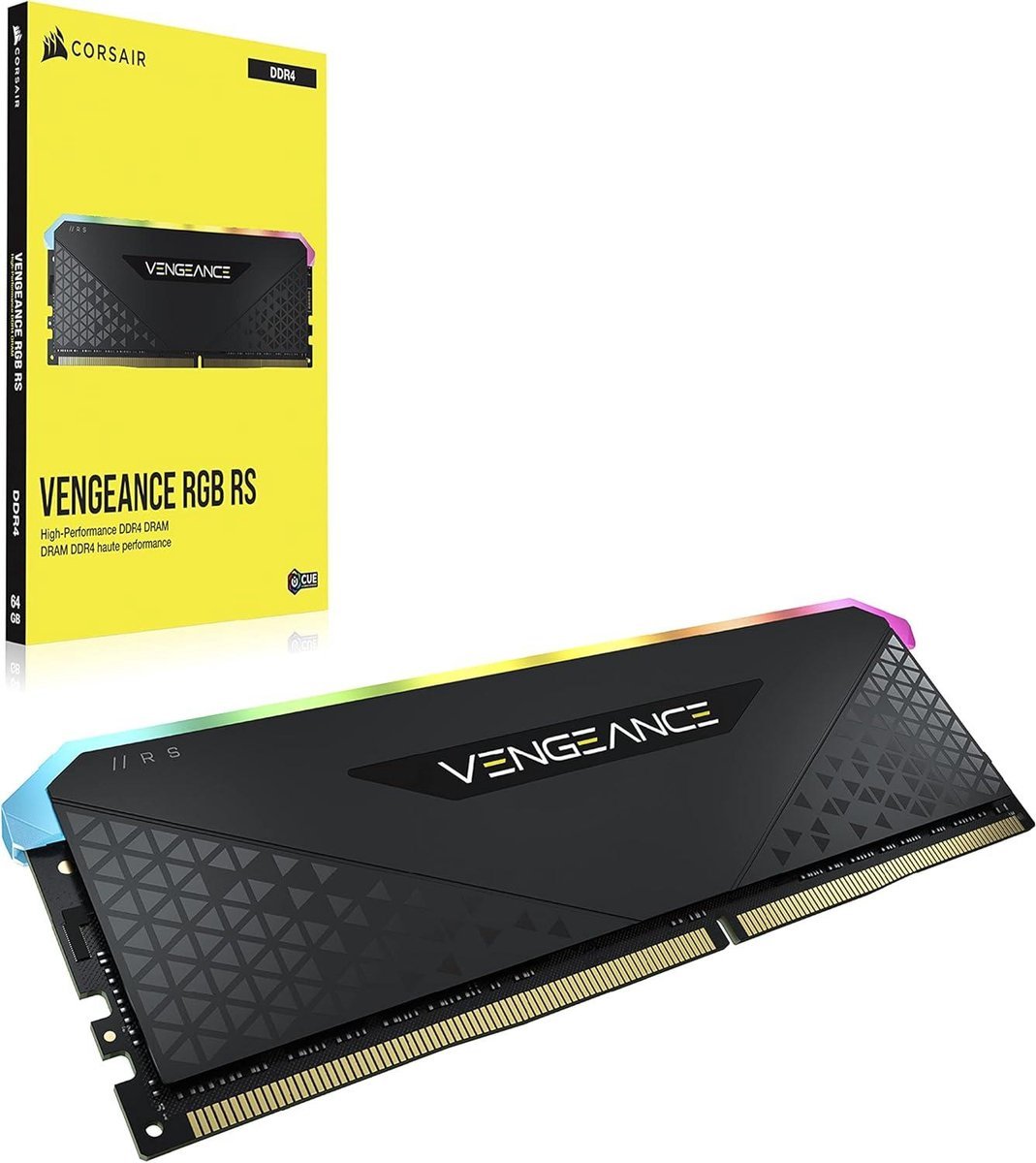 Corsair Vengeance Rgb Rs 16Gb Ddr4 3600 (Pc4-28800) C18 Desktop Memory - Zwart - afbeelding 6