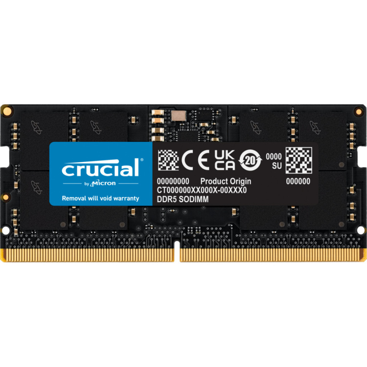 Crucial Crucial 16 GB DDR5-5600 (1x 16 GB) laptopgeheugen