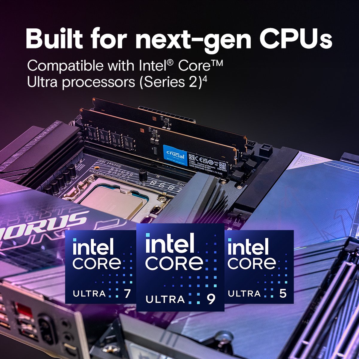 64GB Kit (2x32GB) DDR5-6400 CUDIMM - afbeelding 6