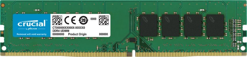 Crucial ct32g4dfd832a ram 32gb ddr4 di - Crucial 32GB DDR4-3200 UDIMM Geheugen