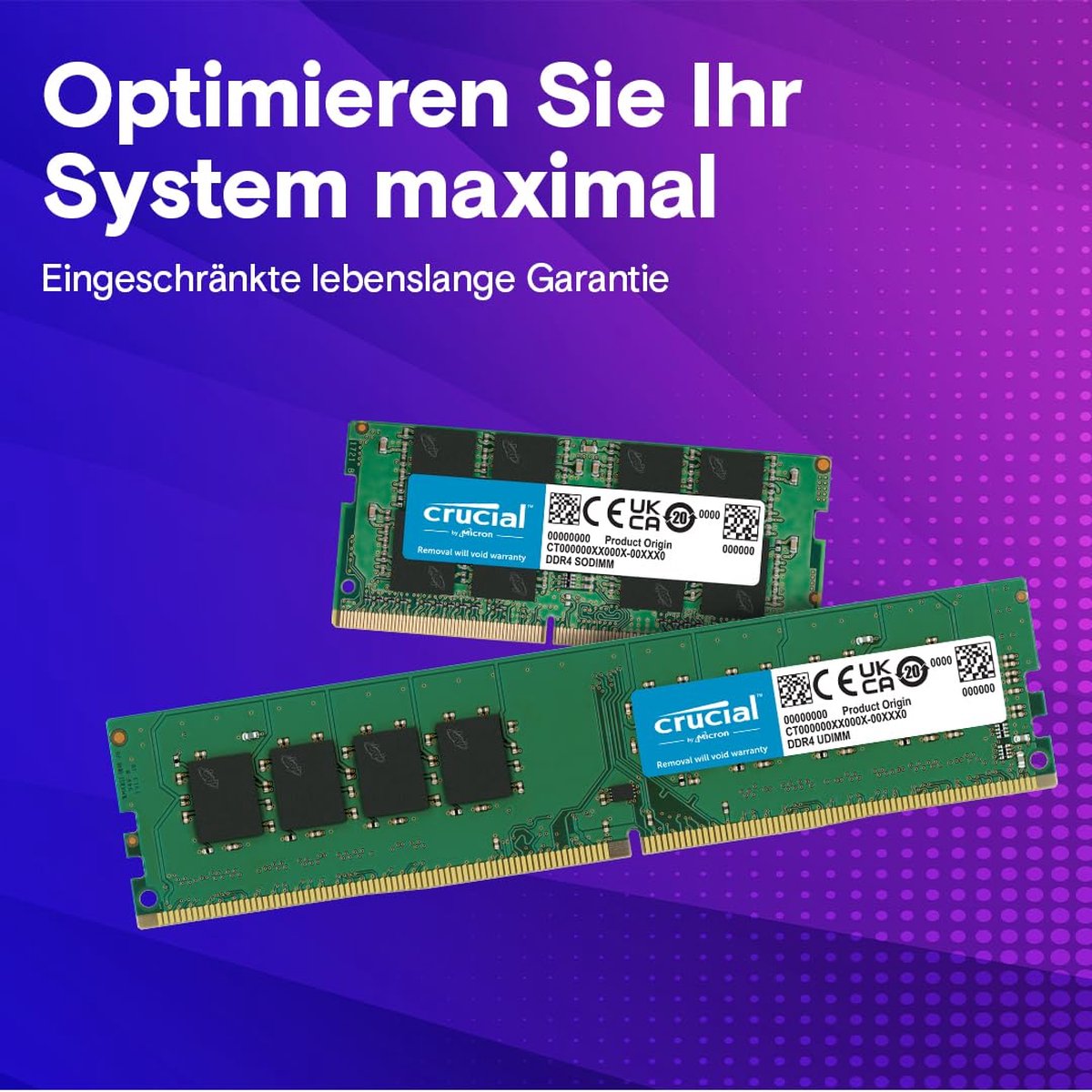 Crucial Ct8G4Dfs824A - Ram-Geheugen - 8Gb - Ddr4 - Dimm - - 1 X 8 Gb - afbeelding 3