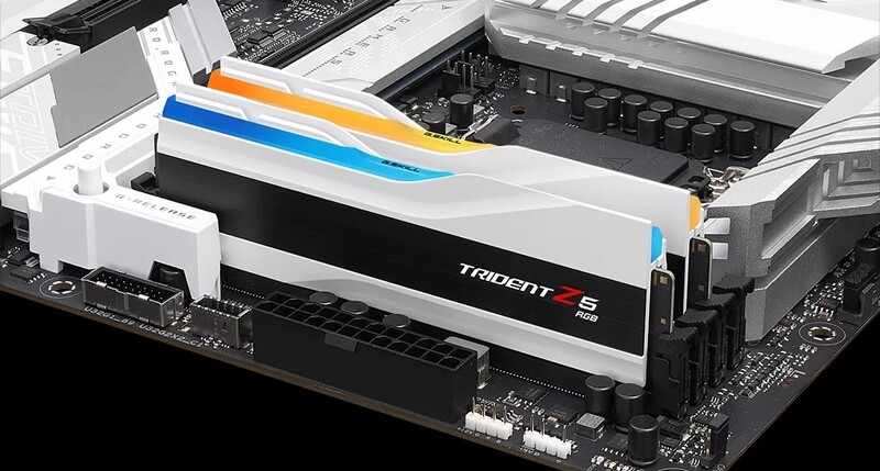 Ddr5 64gb pc 6000 cl36 g skill 2674 6 orig - DDR5 G.Skill Trident Z5 RGB 1.35V 64GB DDR5-6000 Geheugen (White)