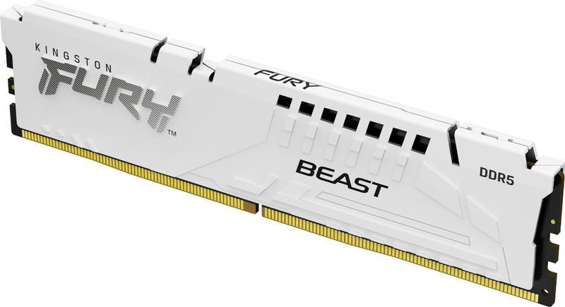 Fury beast 16 gb 1 x 16 2 orig - Kingston FURY Beast White 16GB DDR5 5200MT/s CL40 Desktop Geheugen