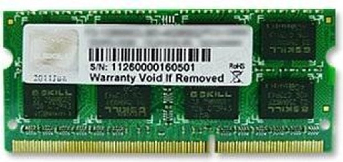 G.Skill 4Gb Ddr3-1600 Sq Geheugenmodule 1600 Mhz