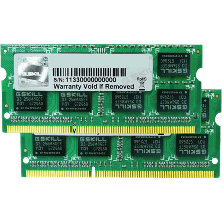 8GB DDR3L-1600 SO-DIMM Kit (2x4GB)
