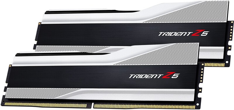 G skill ddr5 trident z5 2x16gb 6000mhz 2624 2 orig - G.Skill Trident Z5 DDR5 2x16GB 6000 CL36 Geheugen (Silver)