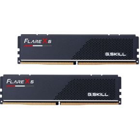 G.Skill G.Skill Flare X5 F5-6000J3036F16Gx2-Fx5 - Geheugen Ddr5 - 32 Gb: 2 X 16 Gb - 288-Pin - 6000 Mhz / Pc5-48000 - Cl30 - 1.35V - Amd Expo - Zwart