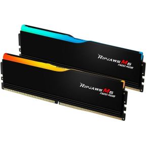 Ripjaws M5 RGB 64GB (2x32GB) DDR5-6800 CL34-45-45-108 1.40V Desktop Memory - Matte Black - afbeelding 2