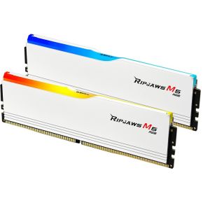 G skill ripjaws m5 geheugenmodule 96 g 2 orig - G.Skill Ripjaws M5 RGB 1.10V White 96GB DDR5-5200 Geheugen (White)