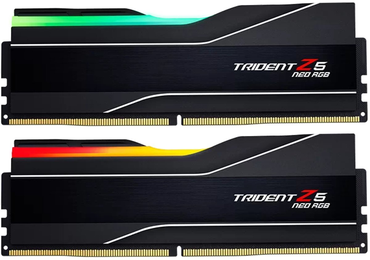 G.Skill G.Skill Trident Z5 Neo Rgb F5-6000J2636H32Gx2-Tz5Nr Geheugenmodule 64 Gb 2 X 32 Gb Ddr5 4800 Mt/S