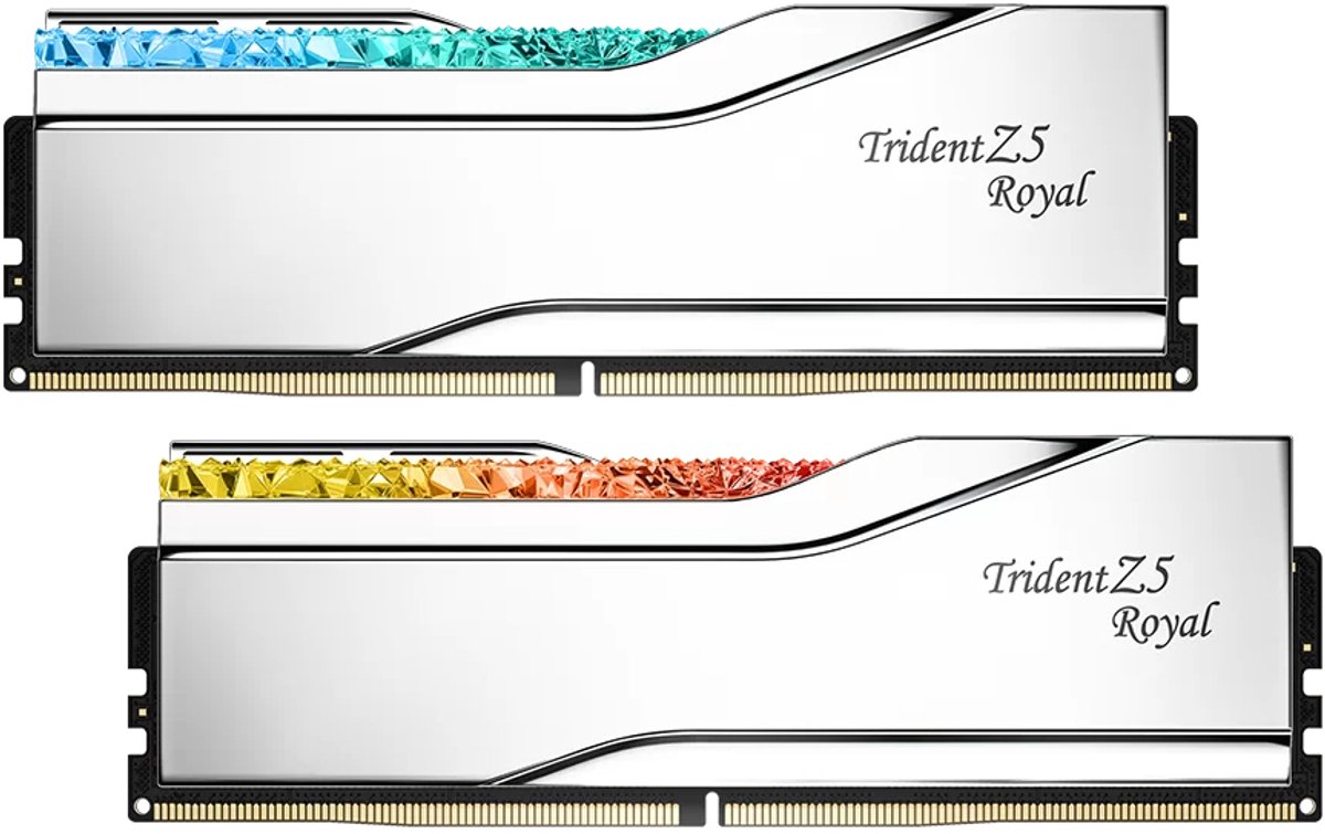 Trident Z5 Royal Silver 32GB DDR5-6000 CL28 Dual Channel Kit - afbeelding 2