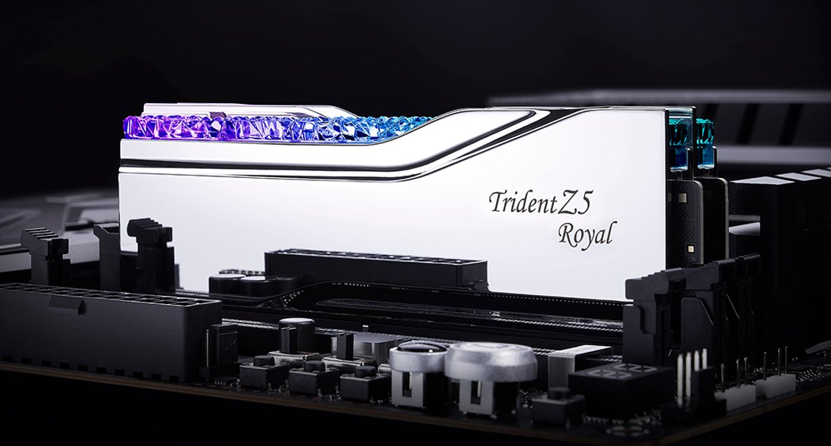 Trident Z5 Royal Silver 32GB DDR5-6000 CL28 Dual Channel Kit - afbeelding 3