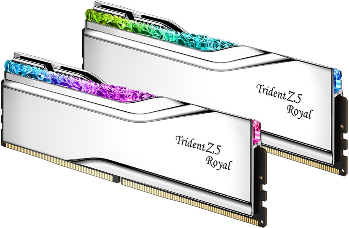 G.Skill G.Skill Trident Z5 Royal F5-6000J2836G16Gx2-Tr5S Geheugenmodule 32 Gb 2 X 16 Gb Ddr5 6000 Mt/S