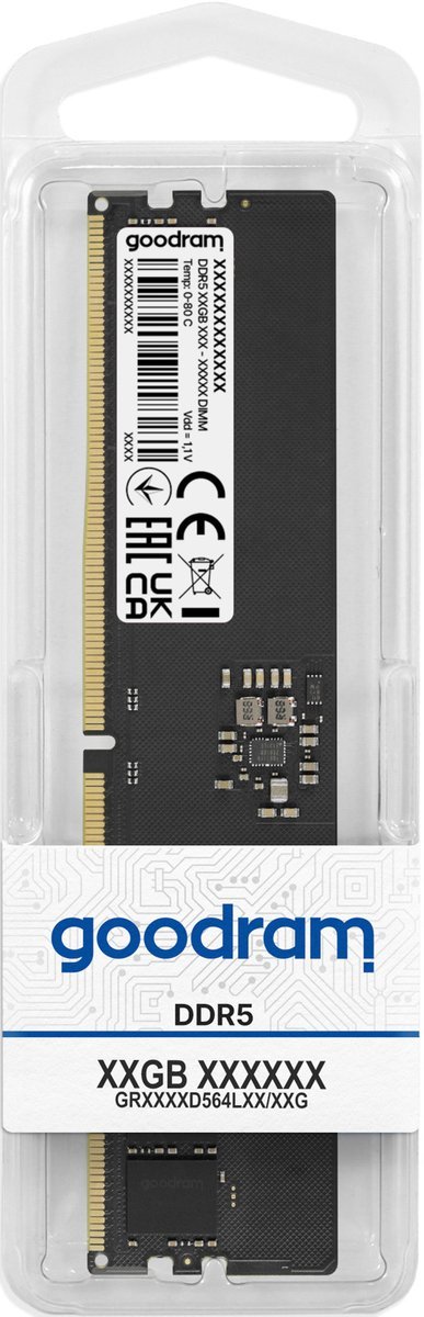 Goodram Goodram Gr4800D564L40S/8G Geheugenmodule 8 Gb 1 X 8 Gb Ddr5