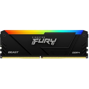 FURY Beast RGB 64GB (2x32GB) DDR4 3200MHz CL16 Desktop Memory Kit - afbeelding 2