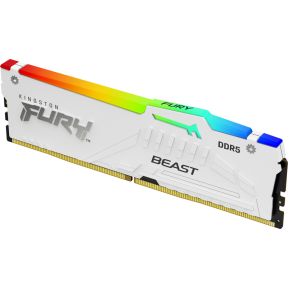 FURY Beast RGB 32GB (2x16GB) 6400MT/s DDR5 CL32 White - afbeelding 2