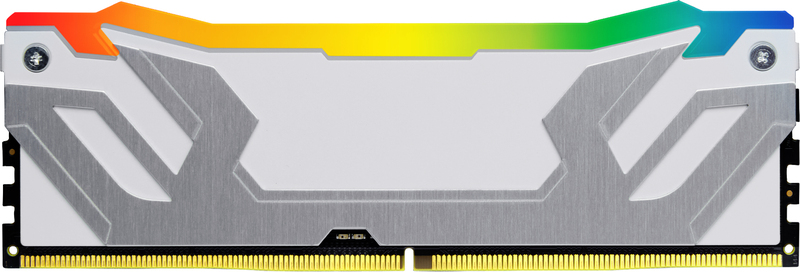 Kingston ddr5 fury renegade white 1x24g 3632 3 orig - Kingston FURY Renegade RGB CUDIMM 24GB DDR5-8400 Geheugen (White)