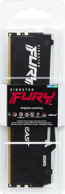 Kingston fury 16 gb ddr5 5600 werkgeheugen 2057 4 orig - Kingston FURY Beast RGB 16GB DDR5 5600MT/s Geheugen