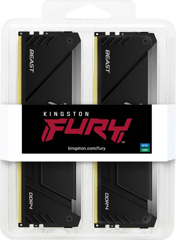 Kingston fury 32 gb ddr4 3600 werkgeheugen 2017 3 orig - Kingston FURY Beast RGB 32GB (2x16GB) 3600MHz DDR4 Geheugen