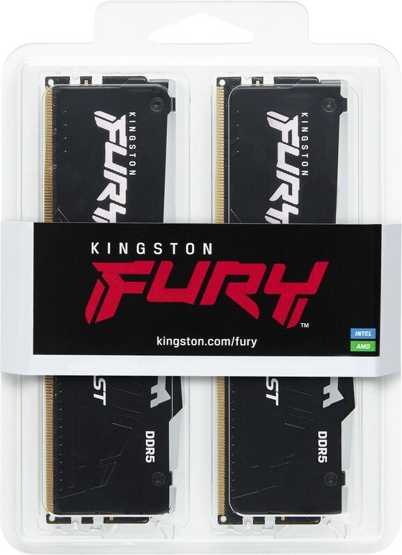 Kingston fury 32 gb ddr5 6000 2x 16 2062 5 orig - Kingston FURY Beast RGB DDR5 6000 CL30 2x16GB Geheugen