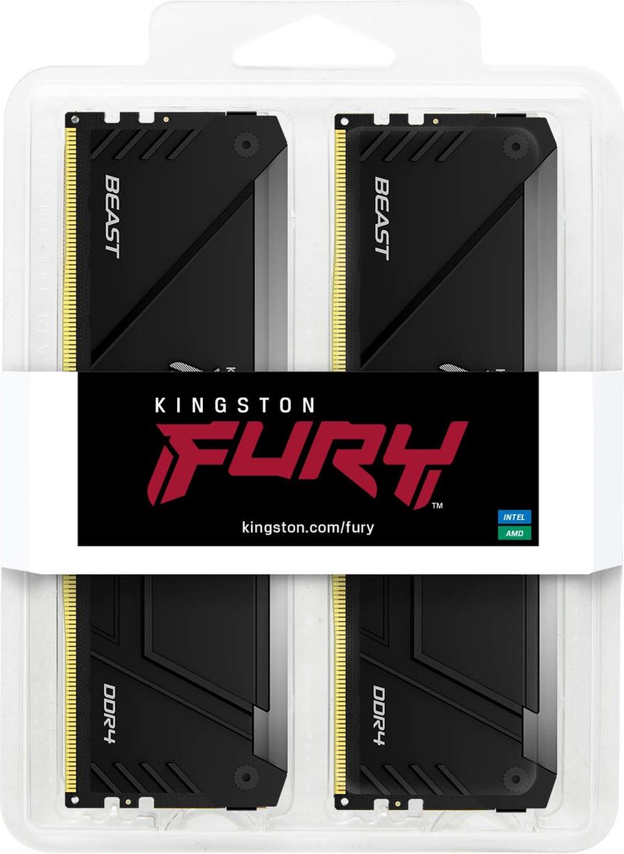 FURY Beast RGB 16GB (2x8GB) 3600MHz DDR4 CL17 - afbeelding 5