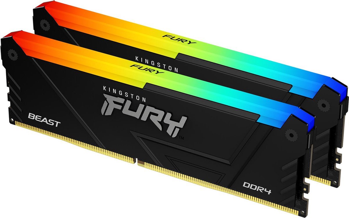 FURY Beast RGB 16GB (2x8GB) 3600MHz DDR4 CL17 - afbeelding 4