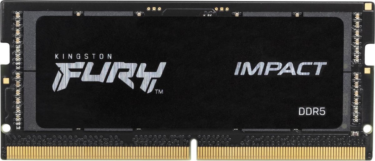 Kingston Kingston Fury Impact - Ddr5 - Module - 8 Gb - So Dimm 262-Pin - 4800 Mhz / Pc5-38400 - Niet-Gebufferd