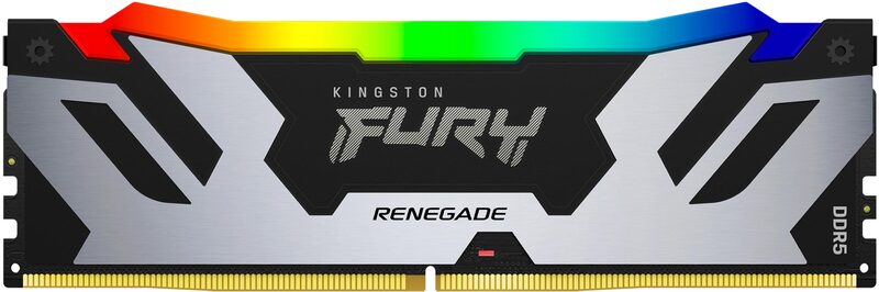 Kingston kf564c32rsak2 32 ram 32gb 6400 3 orig - Kingston FURY Renegade RGB 32GB DDR5-6400 Geheugen (Black And Silver)