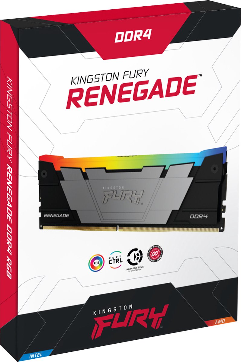 FURY Renegade RGB 16GB DDR4-3200 Geheugen (Black) - afbeelding 5