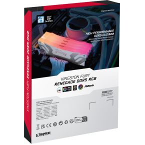 Kingston Technology Fury 24Gb 8800Mt/S Ddr5 Cudimm Renegade Rgb White geheugen - afbeelding 7