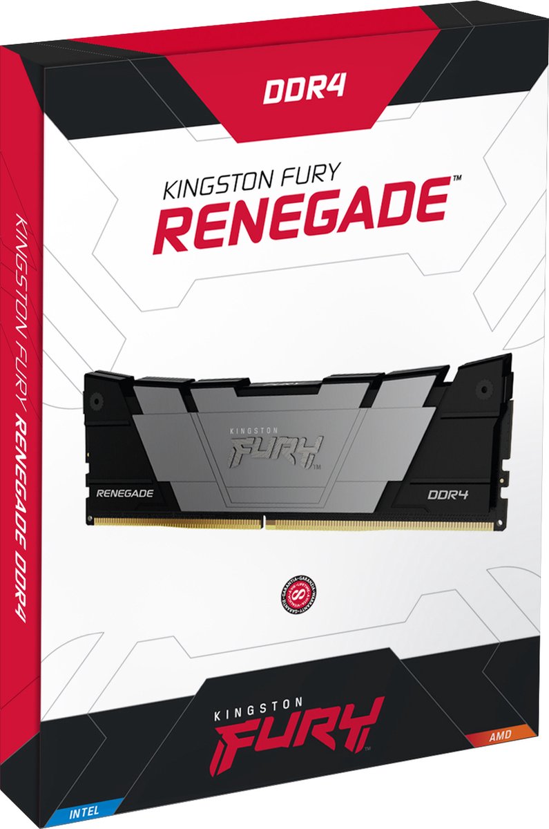 Kingston Technology Fury 32Gb 3600Mt/S Ddr4 Dimm (Set Van 4) Renegade Zwart geheugen - afbeelding 4