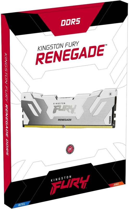 Kingston technology fury 32gb 8000mt s 3715 4 orig - Kingston FURY Renegade White RGB DIMM 32GB DDR5-8000 Geheugen (White)