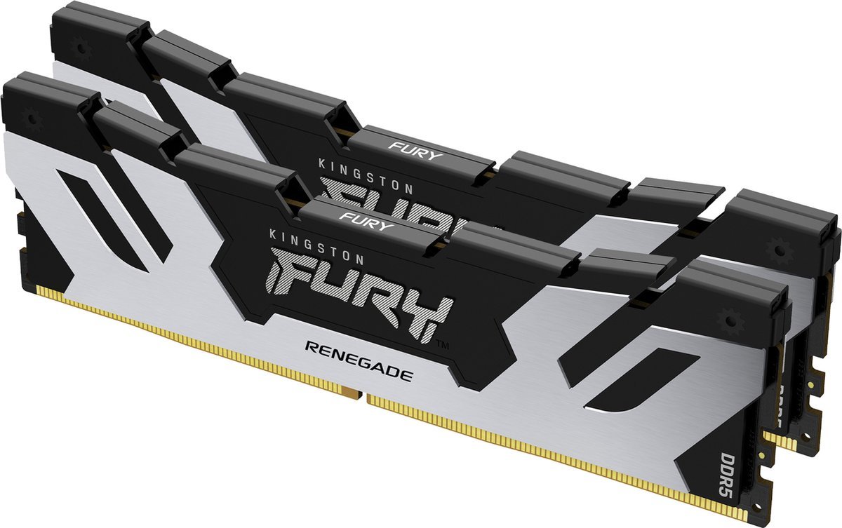 Kingston Kingston Technology Fury 32Gb 8000Mt/S Ddr5 Cl38 Dimm (Set Van 2) Renegade Zilver Xmp