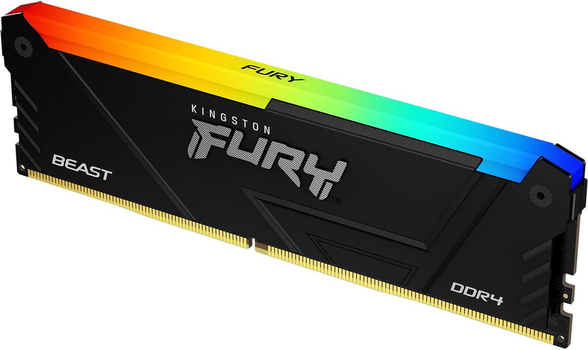 FURY Beast RGB 8GB DDR4 3600MT/s CL17 Desktop Memory - afbeelding 6