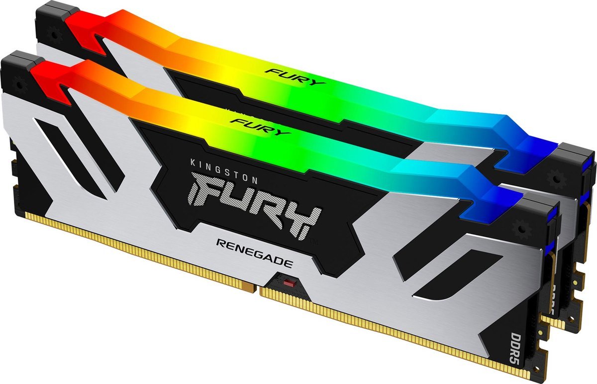 Kingston Kingston Technology Fury 96Gb 6400Mt/S Ddr5 Cl32 Dimm (Set Van 2) Renegade Rgb Xmp