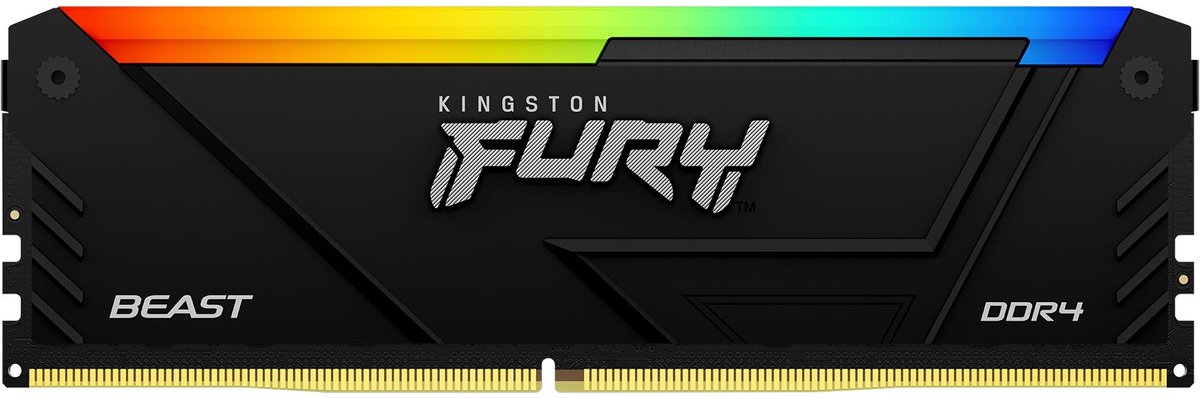 FURY Beast RGB 16GB (2x8GB) DDR4 3600MHz CL17 Geheugenkit - afbeelding 3