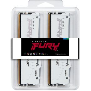FURY Beast RGB 32GB (2x16GB) 6000MT/s DDR5 CL36 AMD EXPO Memory Kit White - afbeelding 5