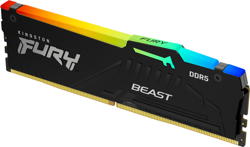 Kingston technology fury beast 32gb 600 2093 2 orig - Kingston FURY Beast 32GB 6000MT/s DDR5 CL30 DIMM RGB EXPO Geheugen