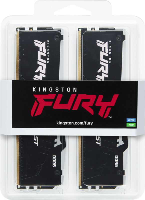 Kingston technology fury beast 32gb 640 3584 5 orig - Kingston FURY Beast RGB 32GB (2 x 16GB) DDR5 6400MHz CL32 Geheugen