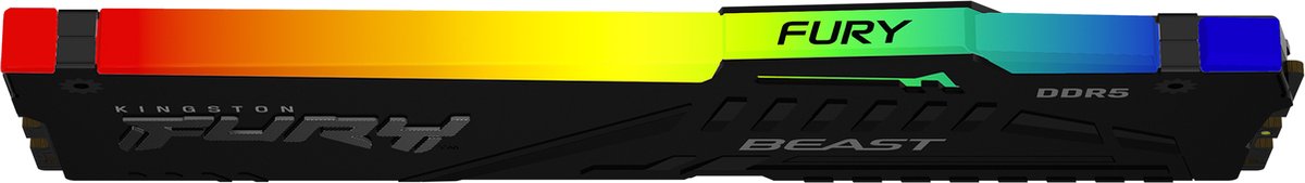 FURY Beast DDR5 RGB 32GB (2x16GB) 6400MT/s CL32 White EXPO - afbeelding 5