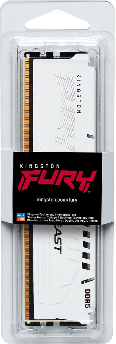 Fury Beast 32GB DDR5-6400 Geheugen (White) - afbeelding 3