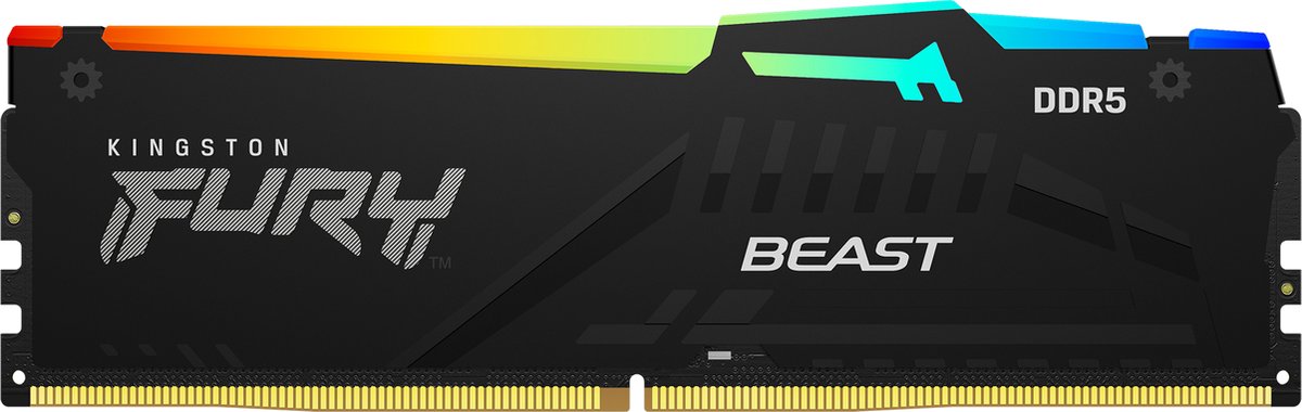 FURY Beast DDR5 RGB 32GB (2x16GB) 6400MT/s CL32 White EXPO - afbeelding 6