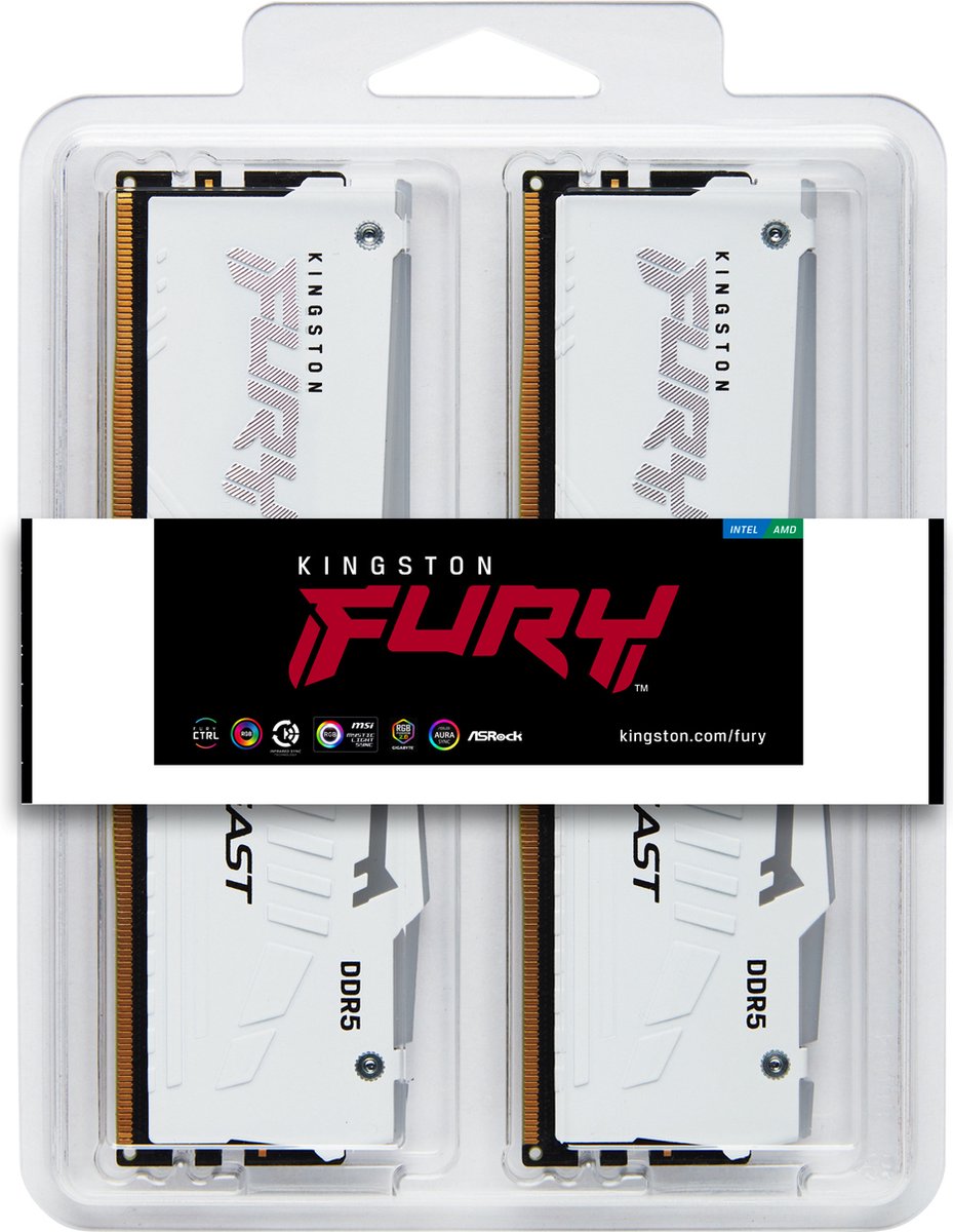 FURY Beast 64GB DDR5-6400 Geheugen (Black) - afbeelding 3