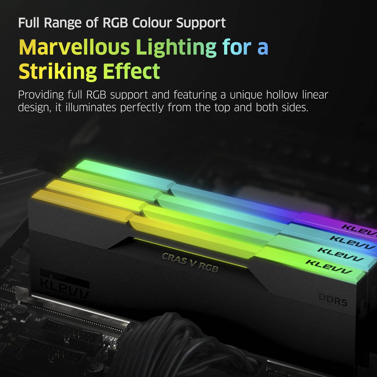 Cras V RGB 32GB (2x16GB) DDR5 7200MHz - afbeelding 4