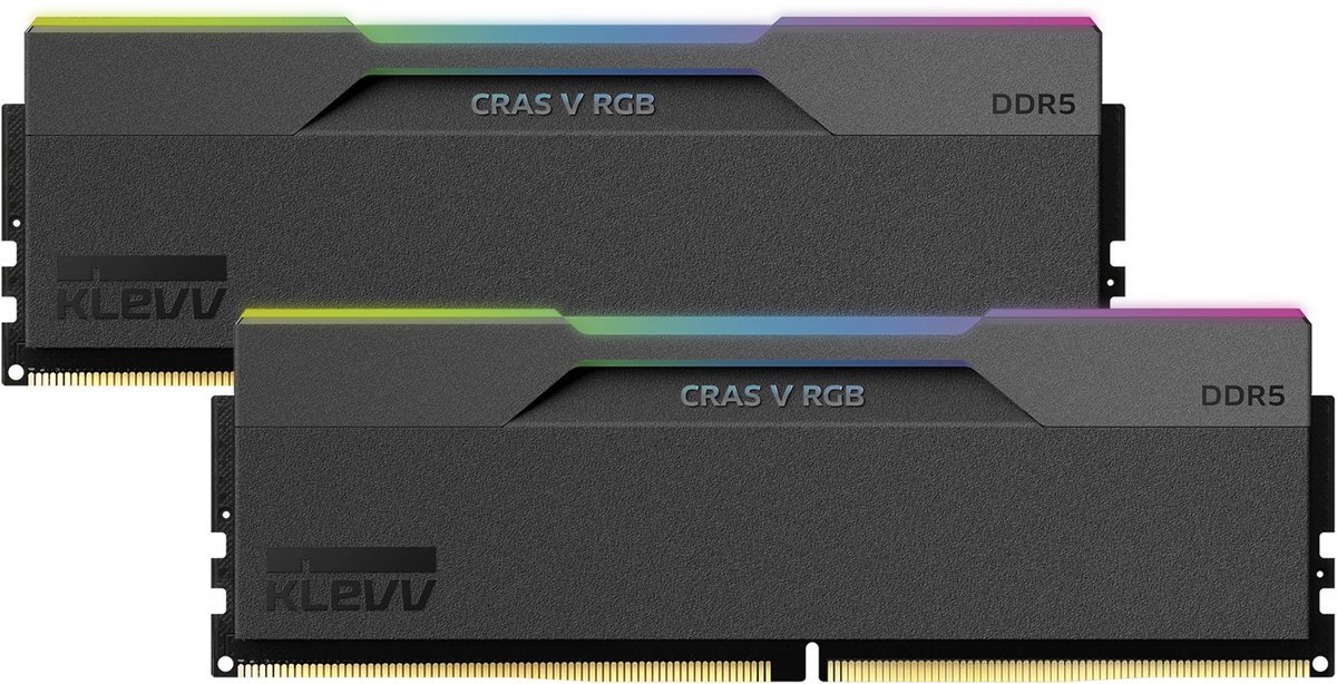 Klevv Klevv Cras V 32Gb (2X16Gb) Ddr5 Gaming Ram 7200Mhz Cl40 Memory Module Kit Geheugenmodule 288-Pin Dimm