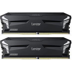 Lexar Lexar Ares Ld5U16G60C320A-Rgd - Geheugen - Ddr5 - 32 Gb: 2 X 16 Gb - 288-Pin - 6000 Mhz / Pc5-48000 - Cl32 - 1.35V - Amd Expo, Intel Xmp - Non-Rgb - Zwart