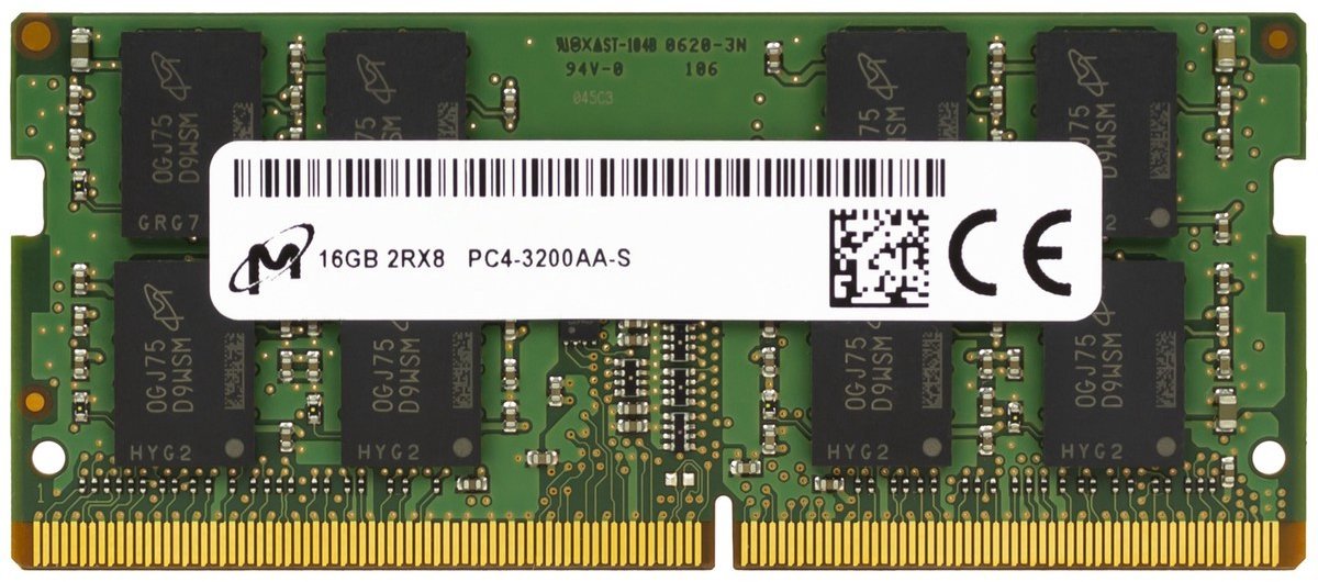 Micron Micron 16Gb Ddr4 3200 Mhz Mta8Atf2G64Hz