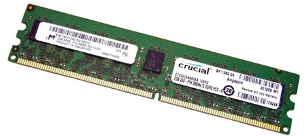 Micron Mt18Jsf25672Pdz-1G4D1Ab – 2Gb Ddr3 Dimm Desktop Geheugen – Betrouwbaar & - afbeelding 2