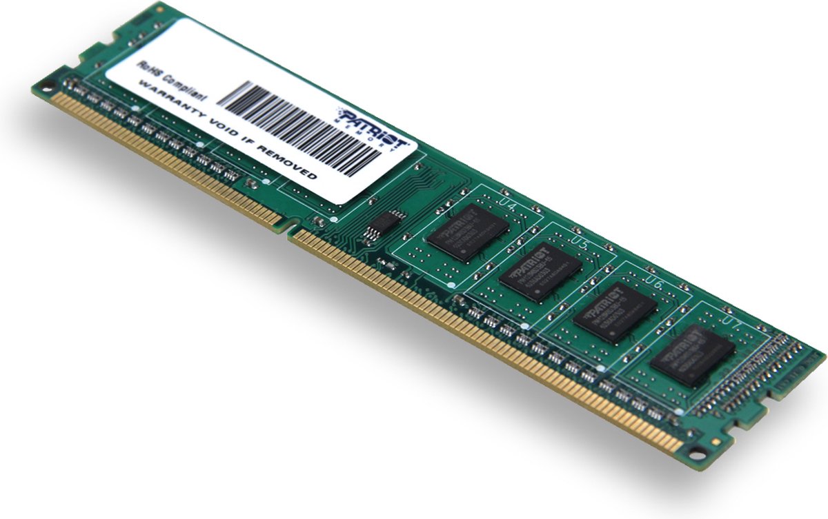 Patriot Memory 4Gb Pc3-10600 Geheugenmodule 1 X 4 Gb Ddr3 - afbeelding 5